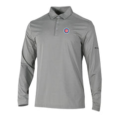 Chicago Cubs Columbia Omni-Wick Pin High Long Sleeve Polo | MLB For sale