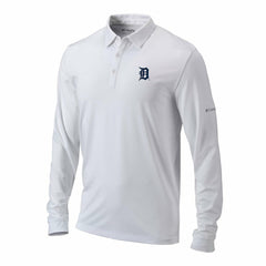 Detroit Tigers Columbia Omni-Wick Pin High Long Sleeve Polo | MLB Shop