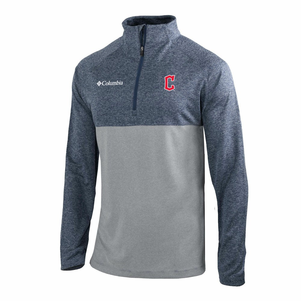Cleveland Guardians Columbia Omni-Wick Raglan Rockin' It Quarter-Zip Pullover | MLB Online