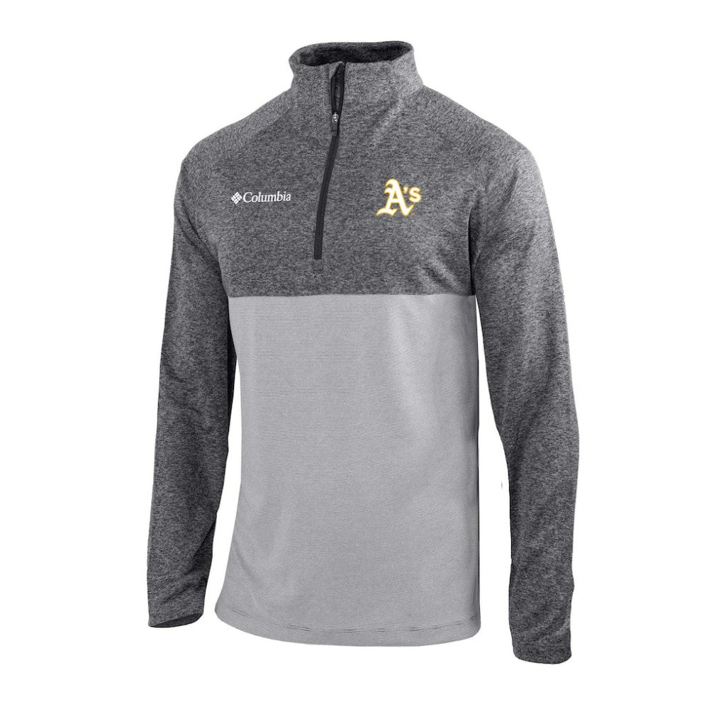 Athletics Columbia Omni-Wick Raglan Rockin' It Quarter-Zip Pullover | MLB New