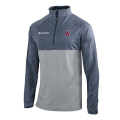 Los Angeles Angels Columbia Omni-Wick Raglan Rockin' It Quarter-Zip Pullover | MLB Outlet
