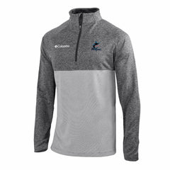 Miami Marlins Columbia Omni-Wick Raglan Rockin' It Quarter-Zip Pullover | MLB Outlet