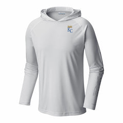 Kansas City Royals Columbia Terminal Tackle Omni-Shade Raglan Pullover Hoodie | MLB Discount