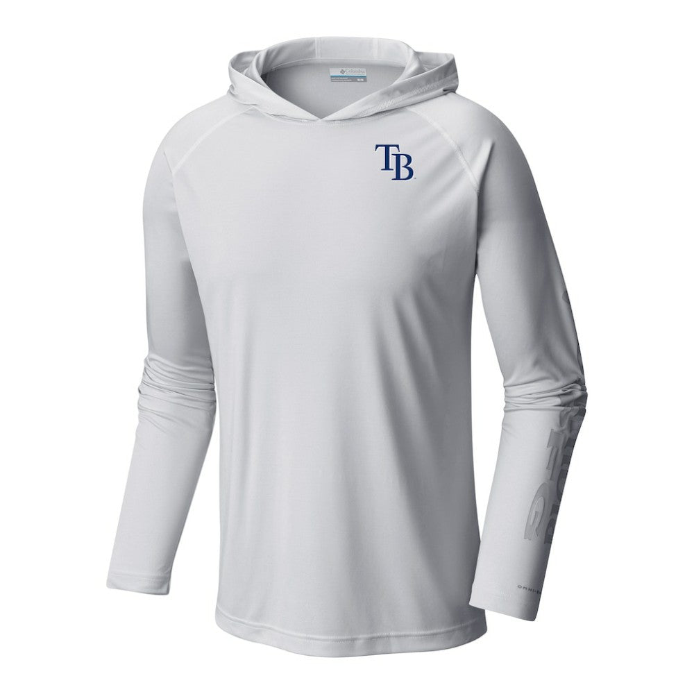 Tampa Bay Rays Columbia Terminal Tackle Omni-Shade Pullover Hoodie | MLB New