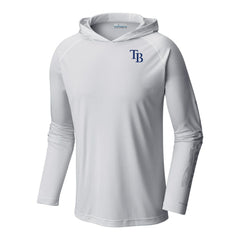 Tampa Bay Rays Columbia Terminal Tackle Omni-Shade Pullover Hoodie | MLB New