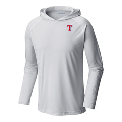 Texas Rangers Columbia Terminal Tackle Omni-Shade Pullover Hoodie | MLB Discount