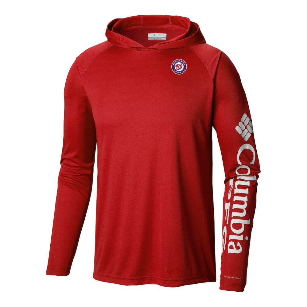 Washington Nationals Columbia Terminal Tackle Omni-Shade Pullover Hoodie | MLB Sale