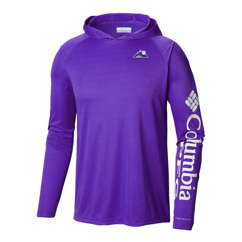 Colorado Rockies Columbia Terminal Tackle Omni-Shade Pullover Hoodie | MLB Shop