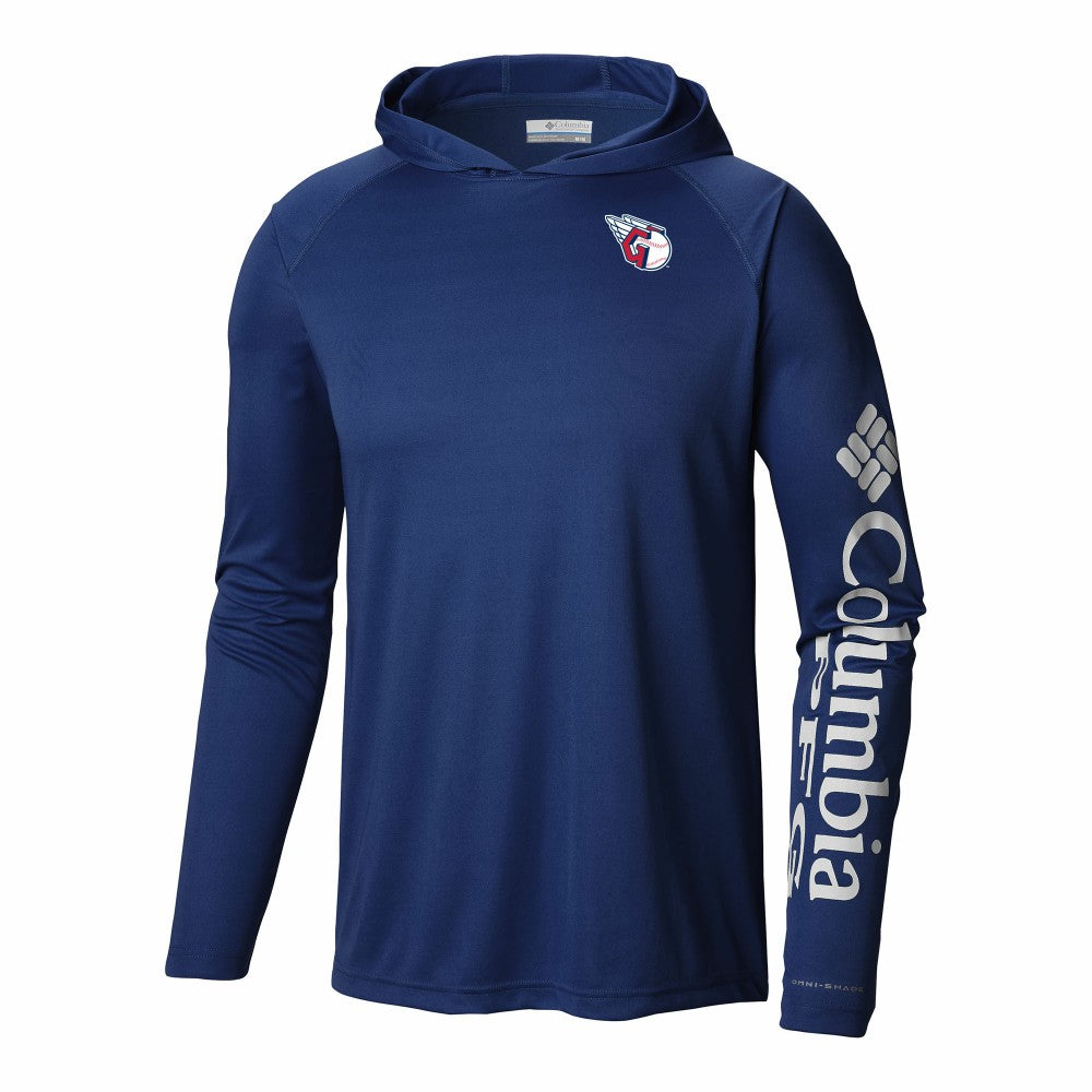 Cleveland Guardians Columbia Terminal Tackle Omni-Shade Pullover Hoodie | MLB Shop