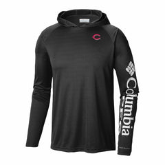 Cincinnati Reds Columbia Terminal Tackle Omni-Shade Pullover Hoodie | MLB New