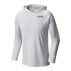 Houston Astros Columbia Terminal Tackle Omni-Shade Pullover Hoodie | MLB Sale