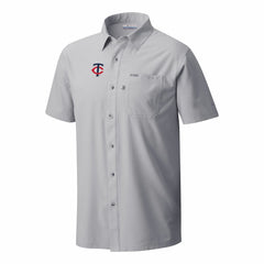 Minnesota Twins Columbia Slack Tide Omni-Wick Button-Up Camp Shirt | MLB New