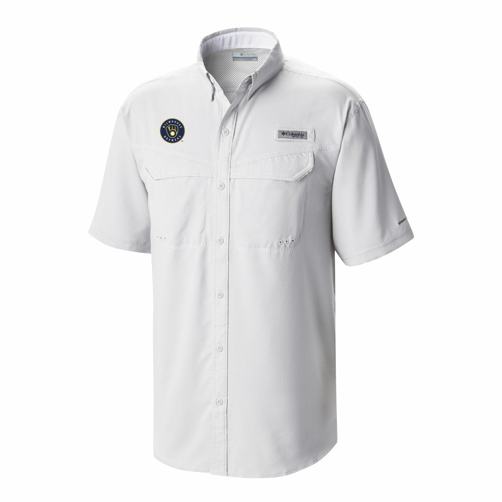 Milwaukee Brewers Columbia Omni-Wick Low Drag Offshore Button-Up Shirt | MLB On Sale