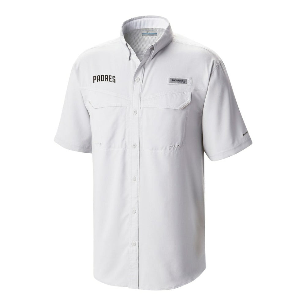 San Diego Padres Columbia Omni-Wick Low Drag Offshore Button-Up Shirt | MLB Discount