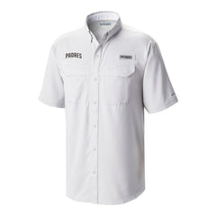 San Diego Padres Columbia Omni-Wick Low Drag Offshore Button-Up Shirt | MLB Discount