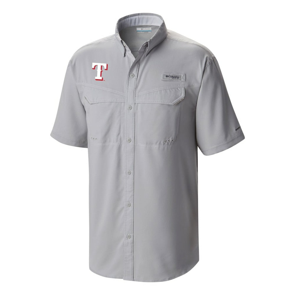 Texas Rangers Columbia Omni-Wick Low Drag Offshore Button-Up Shirt | MLB New