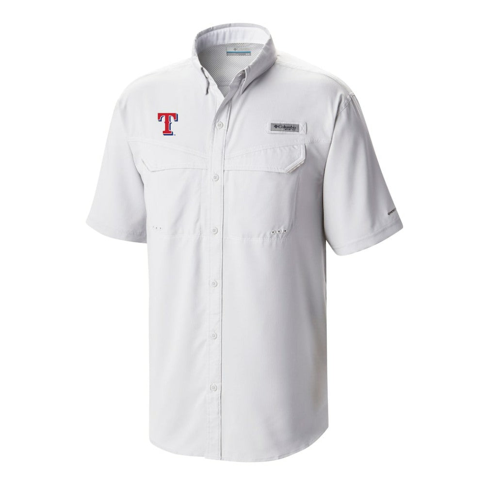 Texas Rangers Columbia Omni-Wick Low Drag Offshore Button-Up Shirt | MLB US