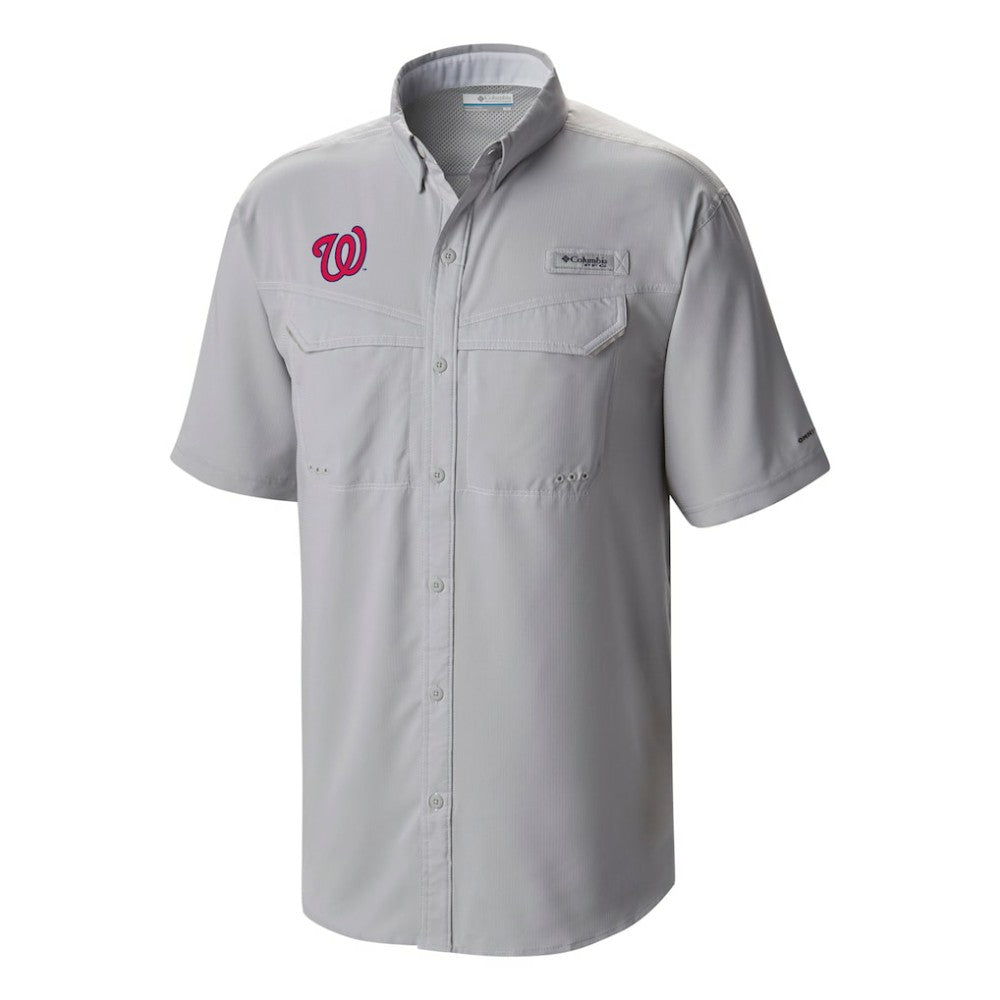Washington Nationals Columbia Omni-Wick Low Drag Offshore Button-Up Shirt | MLB Sale