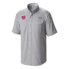 Washington Nationals Columbia Omni-Wick Low Drag Offshore Button-Up Shirt | MLB Sale