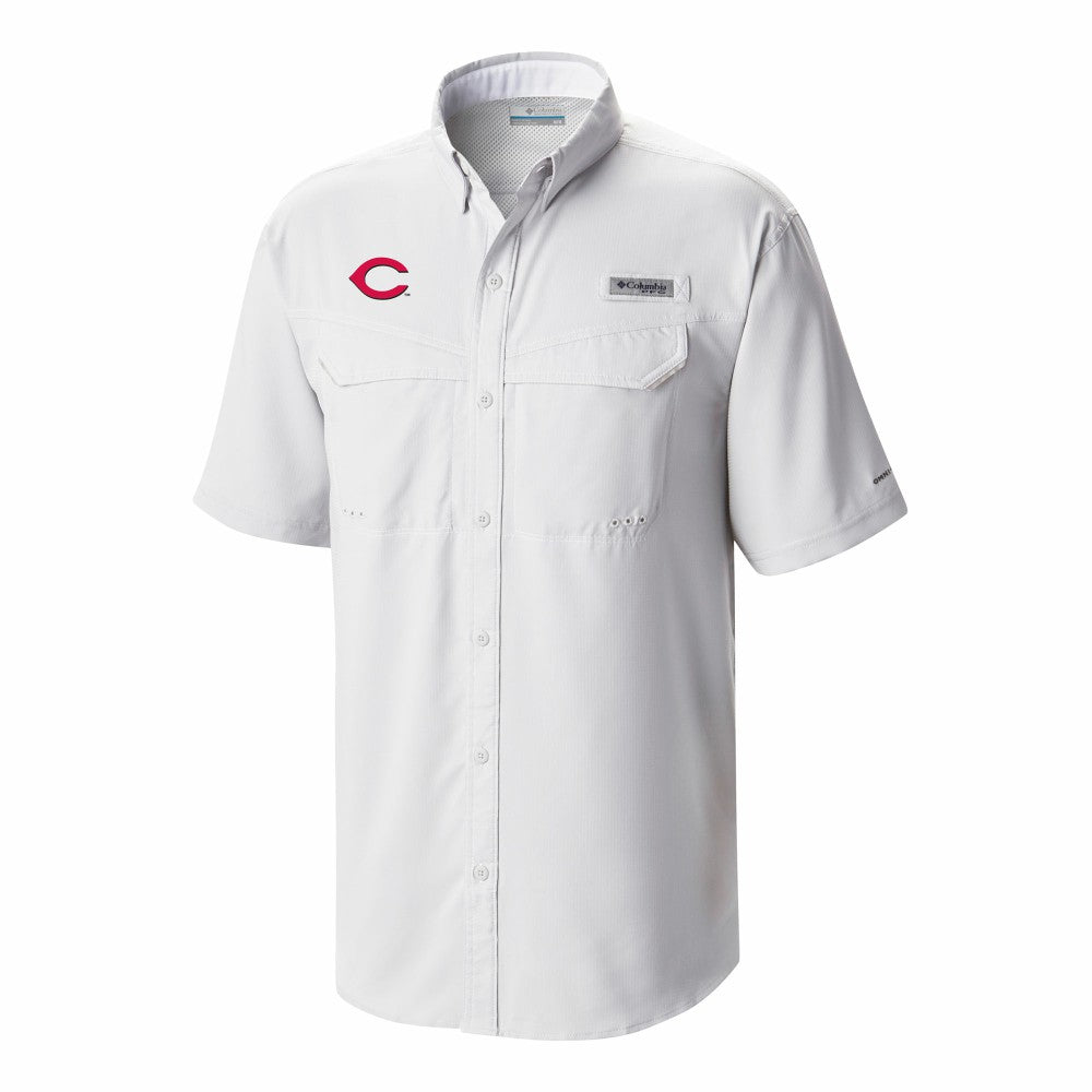 Cincinnati Reds Columbia Omni-Wick Low Drag Offshore Button-Up Shirt | MLB Shop