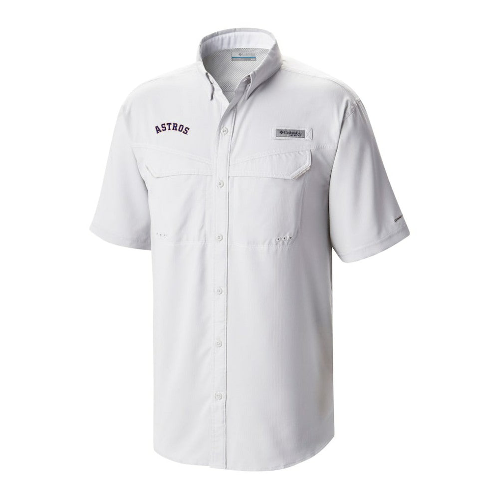 Houston Astros Columbia Omni-Wick Low Drag Offshore Button-Up Shirt | MLB Discount