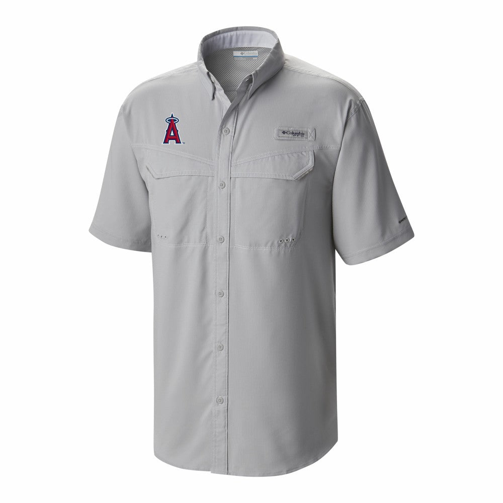 Los Angeles Angels Columbia Omni-Wick Low Drag Offshore Button-Up Shirt | MLB US