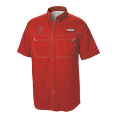 Cleveland Guardians Columbia Omni-Wick Low Drag Offshore Button-Up Shirt | MLB For sale
