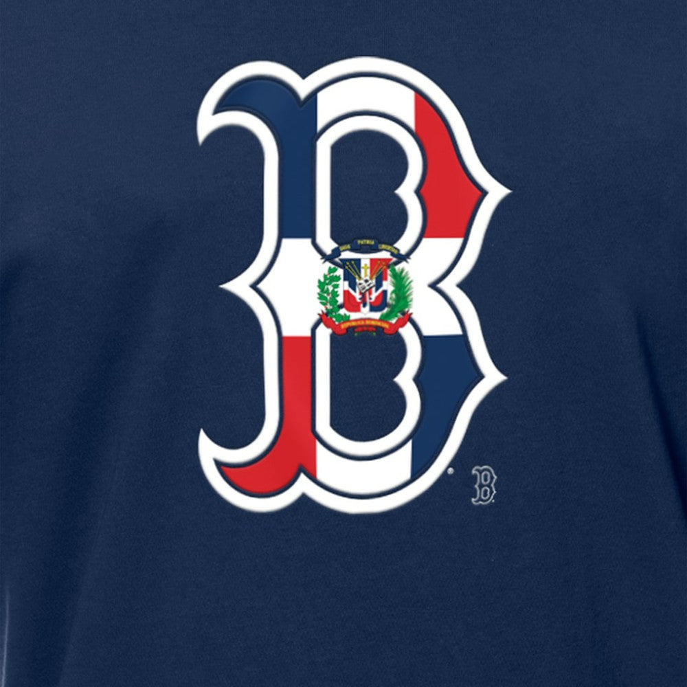 Boston Red Sox New Era Dominican Republic Flag Logo T-Shirt | MLB Near me