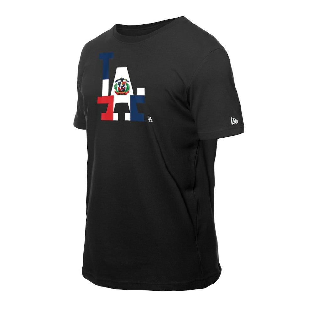 Los Angeles Dodgers New Era Dominican Republic Flag Logo T-Shirt | MLB Shop