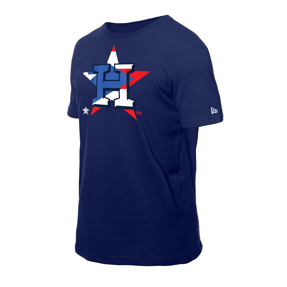 Houston Astros New Era Puerto Rican Flag Logo T-Shirt | MLB Shop