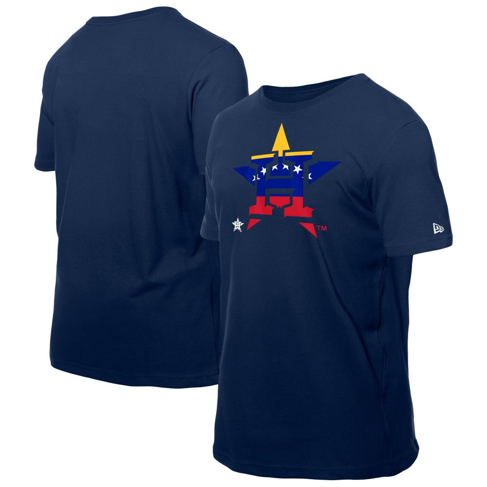 Houston Astros New Era Venezuelan Flag Logo T-Shirt | MLB New