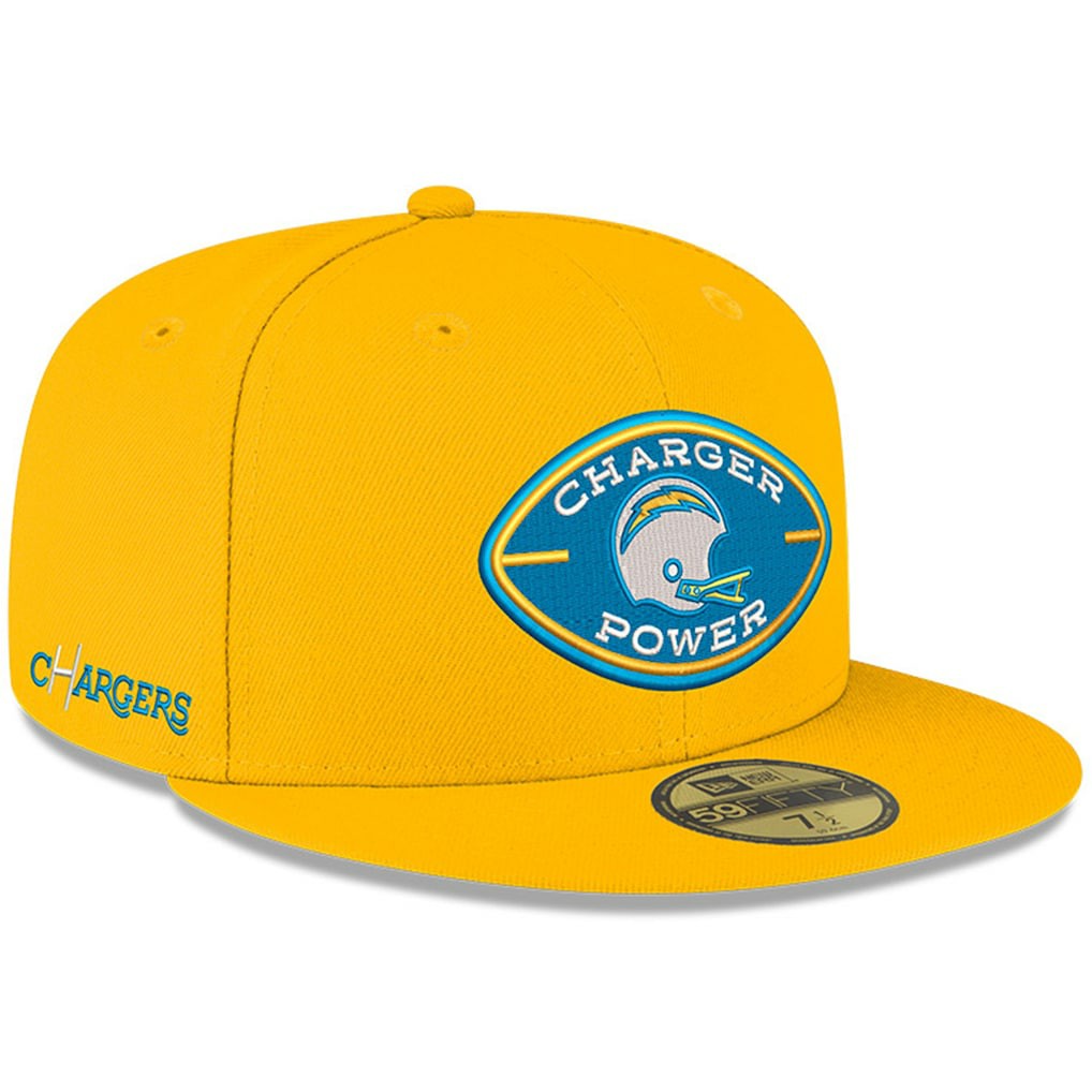 Los Angeles Chargers New Era Charger Power 59FIFTY Fitted Hat