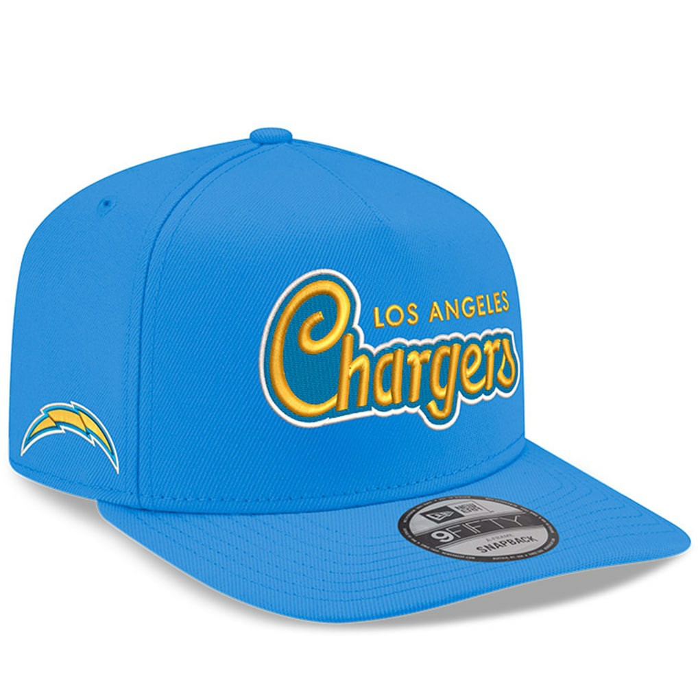 Los Angeles Chargers New Era Charger Power A-Frame 9FIFTY Snapback Hat