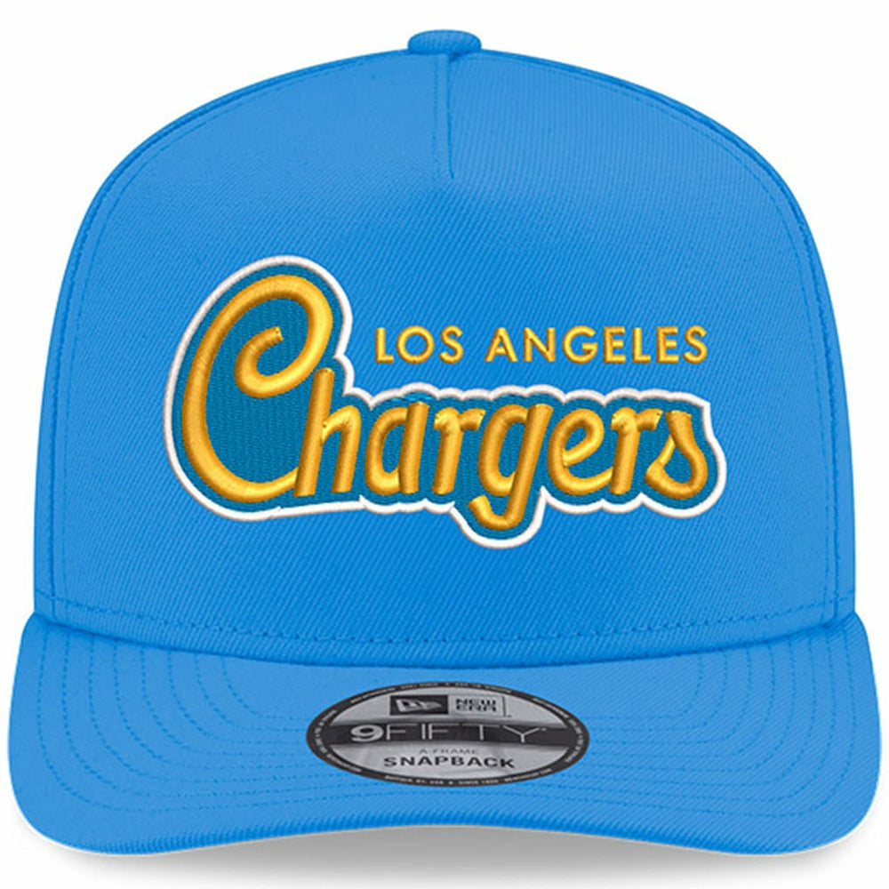 Los Angeles Chargers New Era Charger Power A-Frame 9FIFTY Snapback Hat
