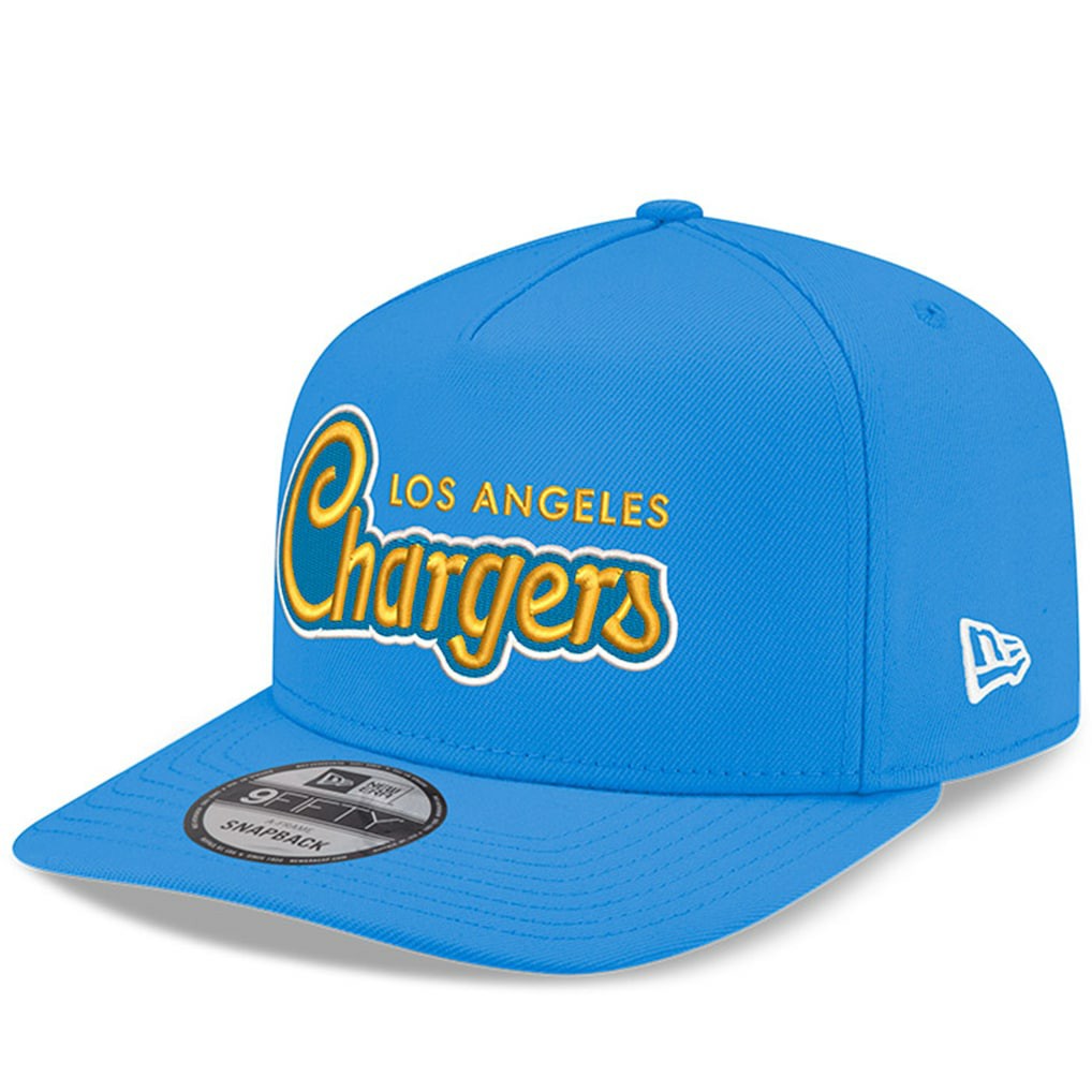 Los Angeles Chargers New Era Charger Power A-Frame 9FIFTY Snapback Hat