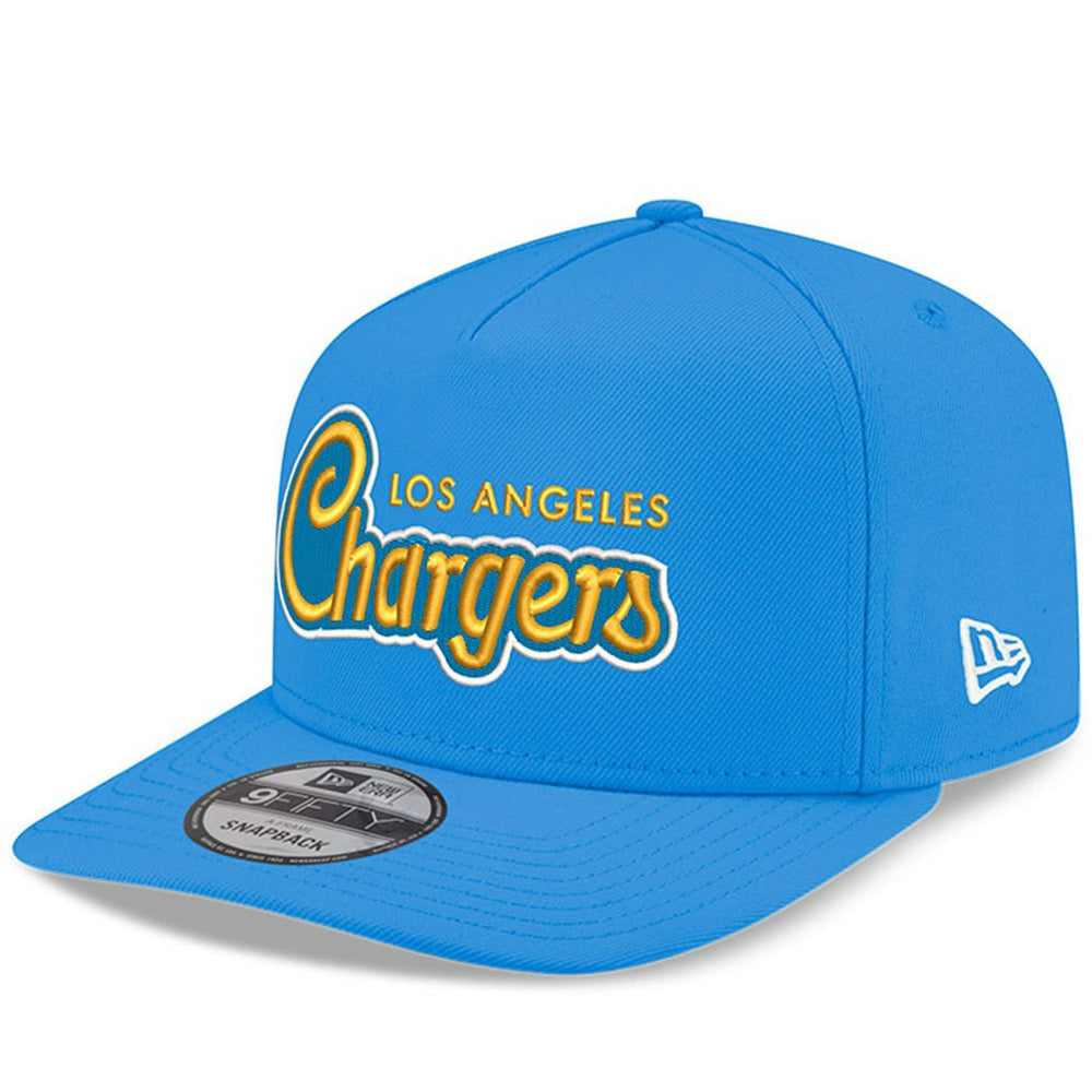 Los Angeles Chargers New Era Charger Power A-Frame 9FIFTY Snapback Hat