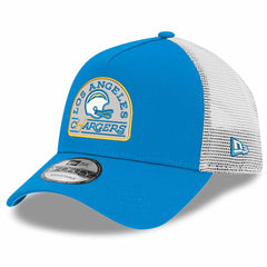 Los Angeles Chargers New Era Charger Power A-Frame 9FORTY Trucker Adjustable Hat
