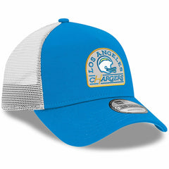 Los Angeles Chargers New Era Charger Power A-Frame 9FORTY Trucker Adjustable Hat