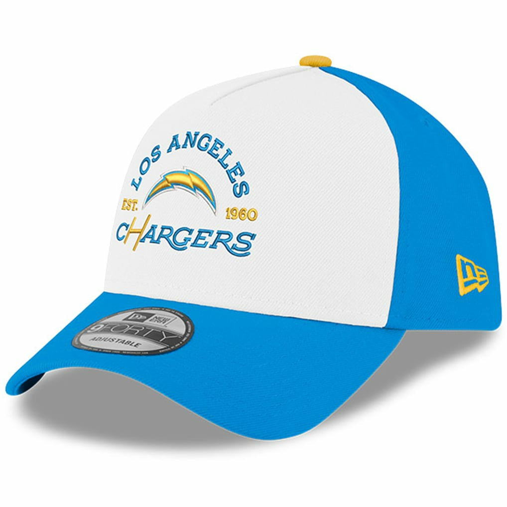 Los Angeles Chargers New Era Charger Power A-Frame 9FORTY Adjustable Hat