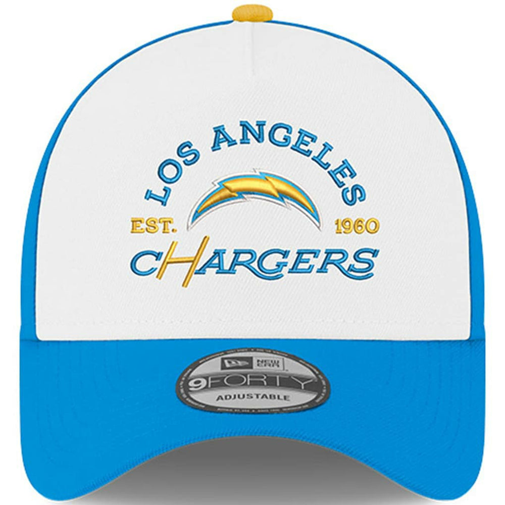 Los Angeles Chargers New Era Charger Power A-Frame 9FORTY Adjustable Hat