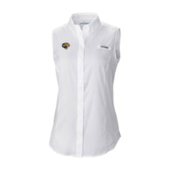 Jacksonville Jaguars Columbia Women's Historic Tamiami Omni-Shade Sleeveless Button-Up Shirt