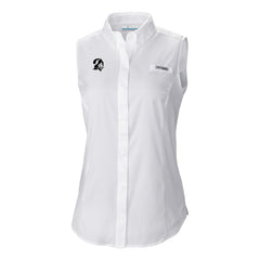 Tampa Bay Buccaneers Columbia Women's Historic Tamiami Omni-Shade Sleeveless Button-Up Shirt