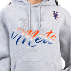 New York Mets G-III 4Her by Carl Banks Women's Shadow Logo Graphic Pullover Hoodie | MLB Outlet