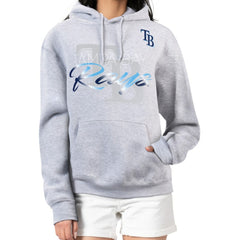 Tampa Bay Rays G-III 4Her by Carl Banks Women's Shadow Logo Graphic Pullover Hoodie | MLB Outlet