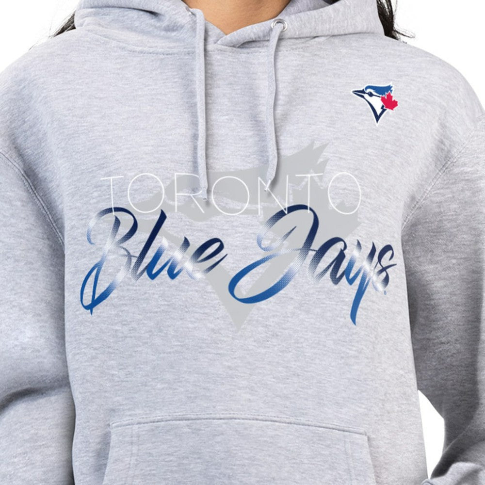 Toronto Blue Jays G-III 4Her by Carl Banks Women's Shadow Logo Graphic Pullover Hoodie | MLB New