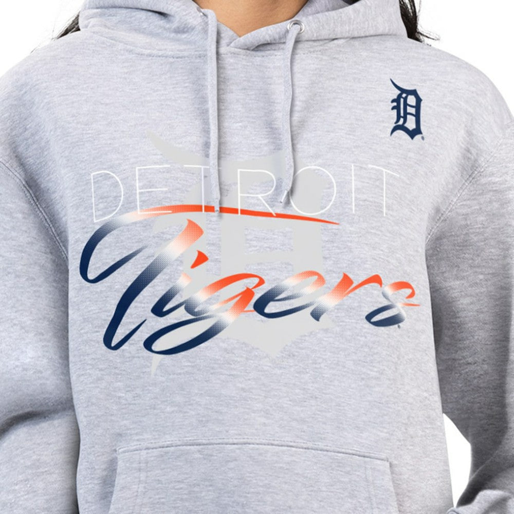 Detroit Tigers G-III 4Her by Carl Banks Women's Shadow Logo Graphic Pullover Hoodie | MLB New