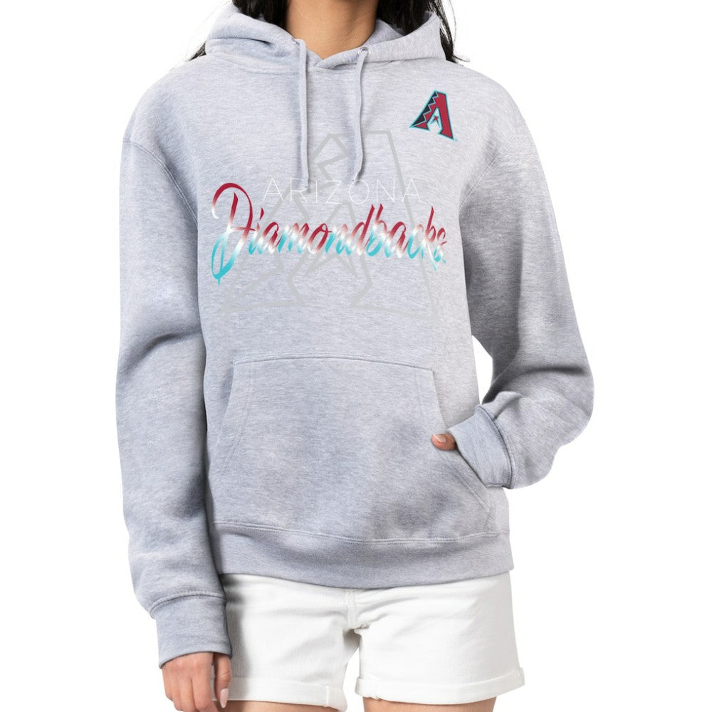 Arizona Diamondbacks G-III 4Her by Carl Banks Women's Shadow Logo Graphic Pullover Hoodie | MLB Shop