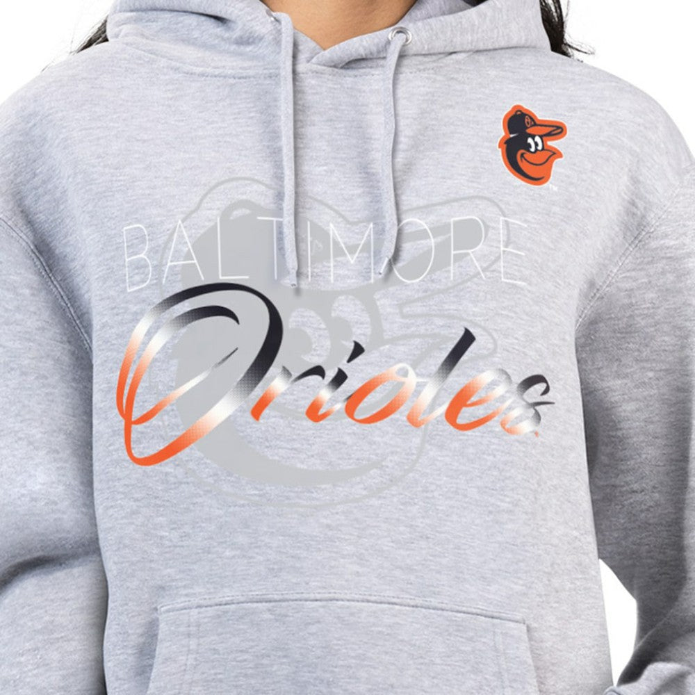 Baltimore Orioles G-III 4Her by Carl Banks Women's Shadow Logo Graphic Pullover Hoodie | MLB New