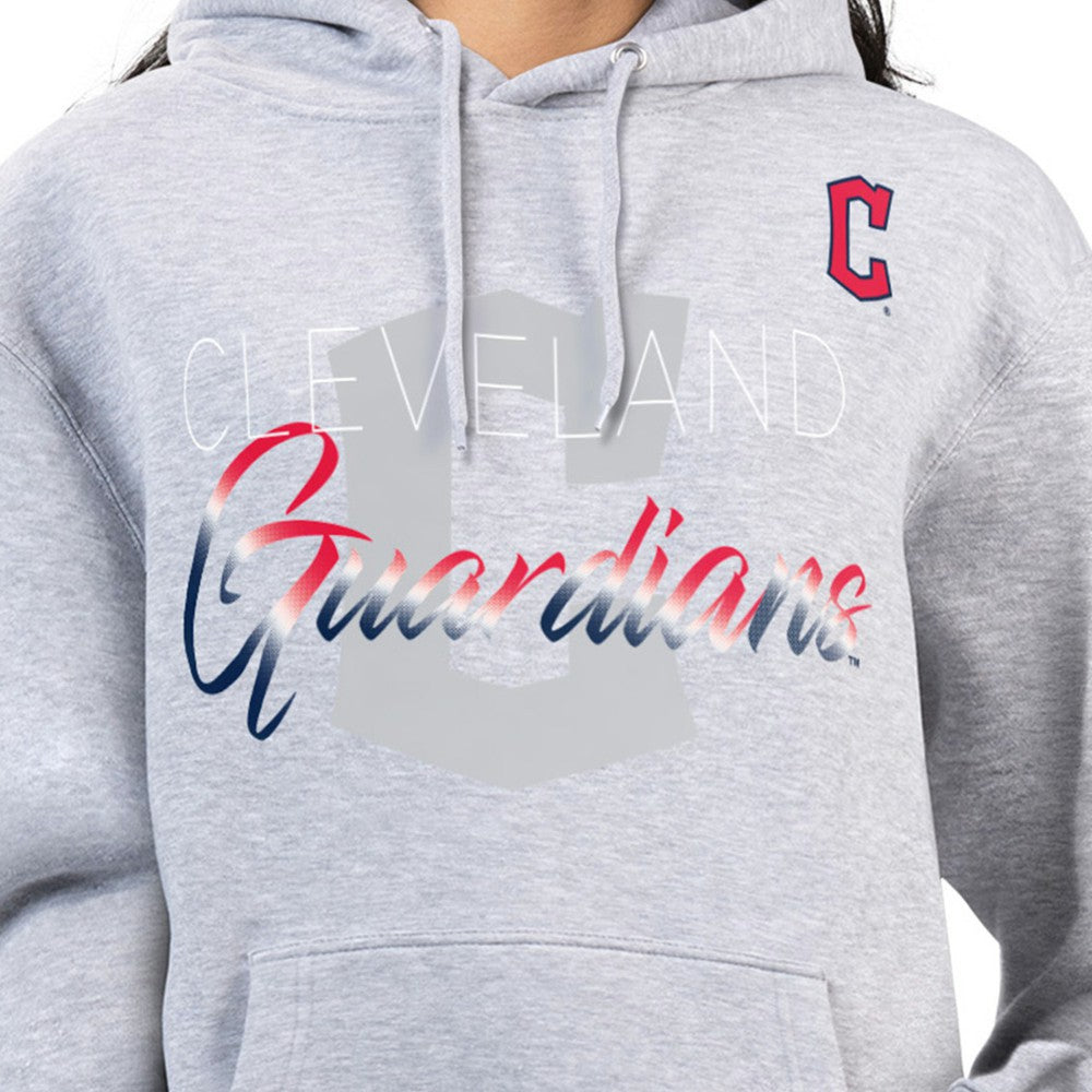 Cleveland Guardians G-III 4Her by Carl Banks Women's Shadow Logo Graphic Pullover Hoodie | MLB Sale