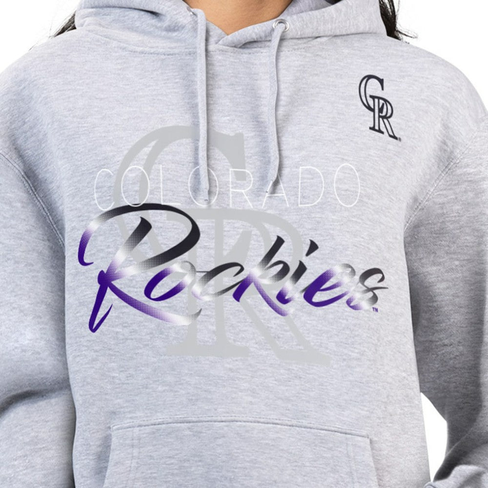 Colorado Rockies G-III 4Her by Carl Banks Women's Shadow Logo Graphic Pullover Hoodie | MLB Shop